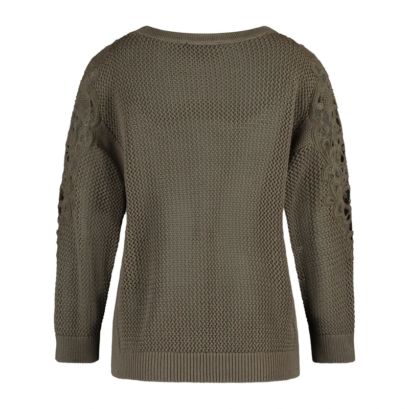 Dames Trui EX11-25487 Expresso MIDDEN BRUIN