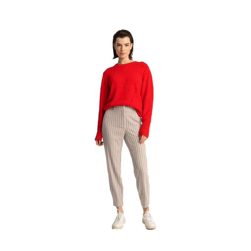 Dames Trui EX23-11007 Expresso ROOD