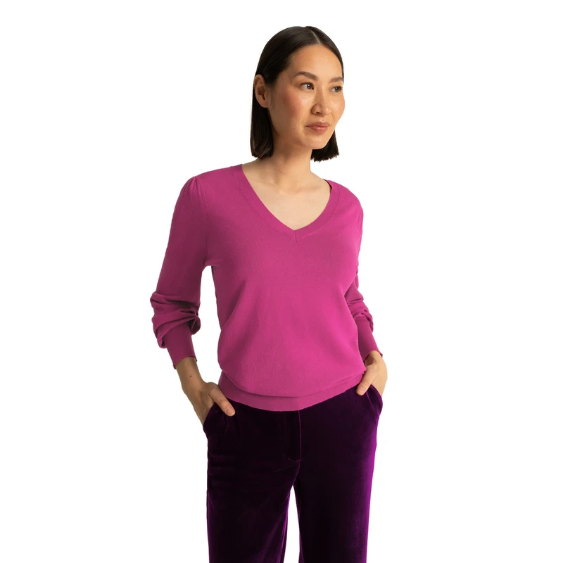 Dames Trui EX23-11034 Expresso CERISE