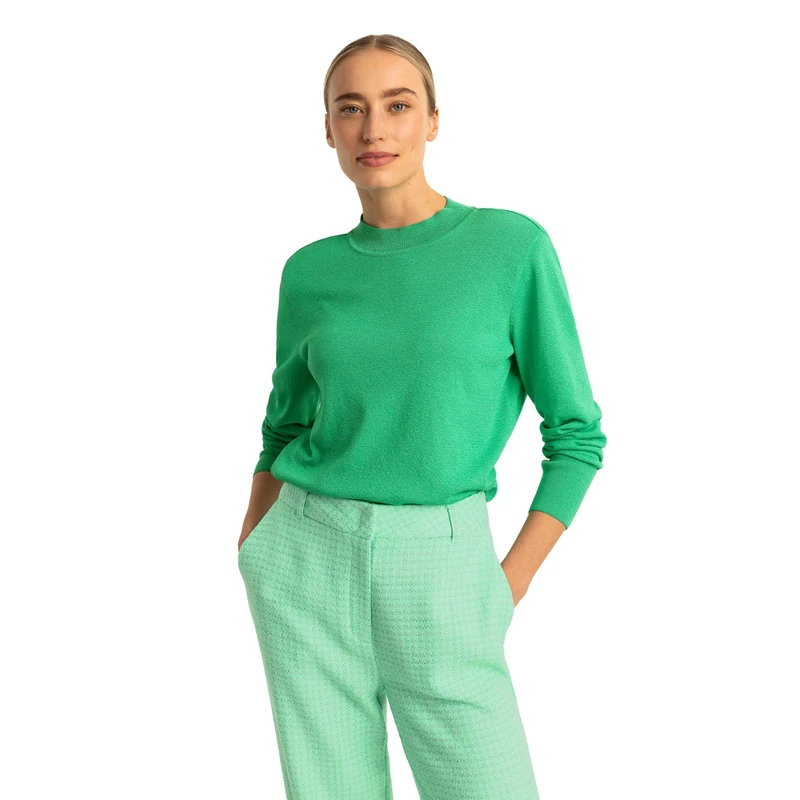 Dames Trui EX24-11004 Expresso APPELGROEN