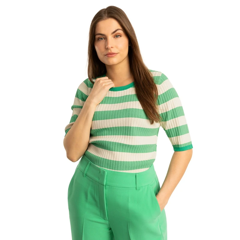 Dames Trui EX24-11011 Expresso MINT