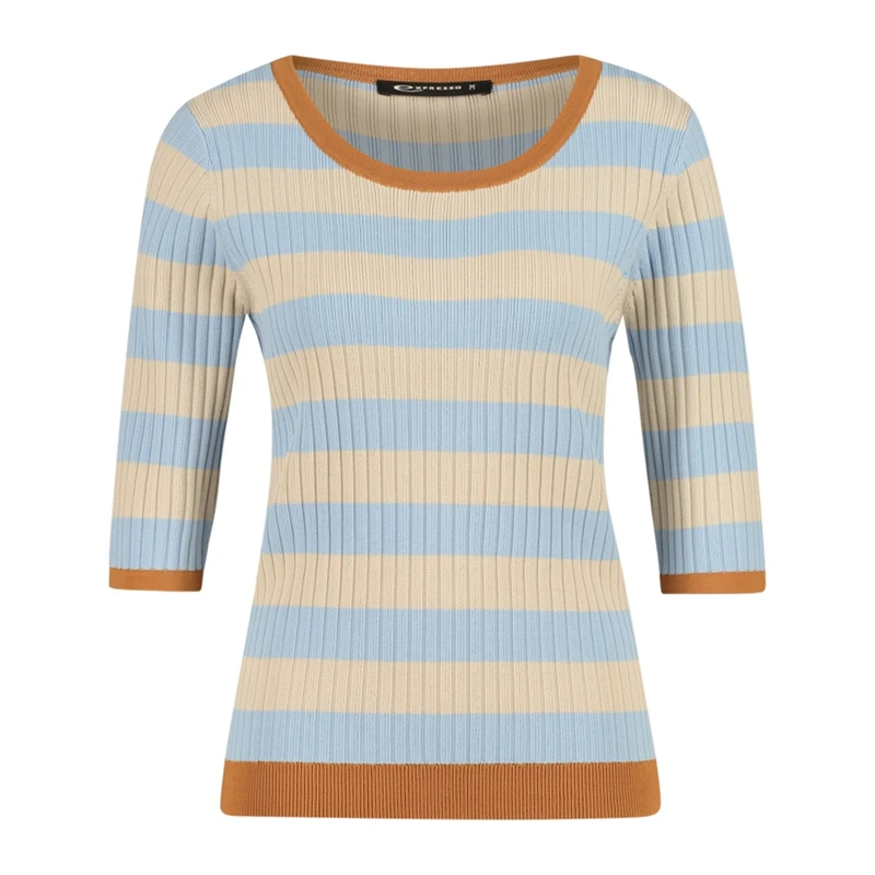 Dames Trui EX24-11011 Expresso BLEU