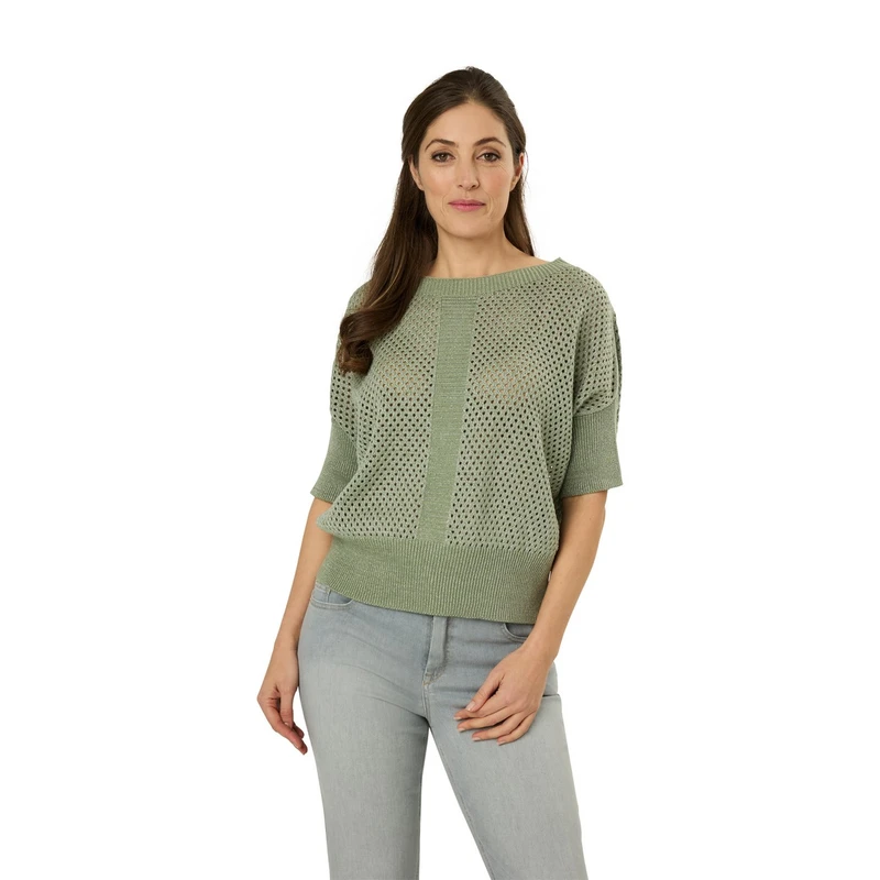 Dames Trui Femke Gardeur Collectie KHAKIGROEN