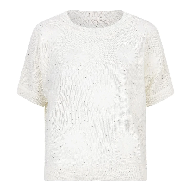 Dames Trui HS25.02226 esqualo OFF-WHITE
