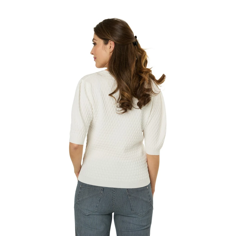 Dames Trui Juliane Gardeur Collectie OFF-WHITE