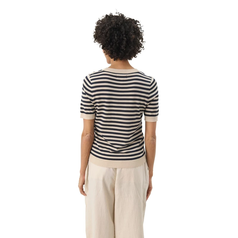 Dames Trui NattayaPW PU Part Two BLAUW DESSIN