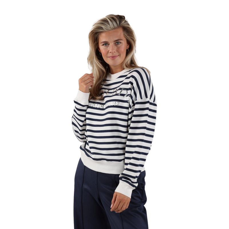 Dames Trui NOA PULLOVER Nukus BLAUW DESSIN