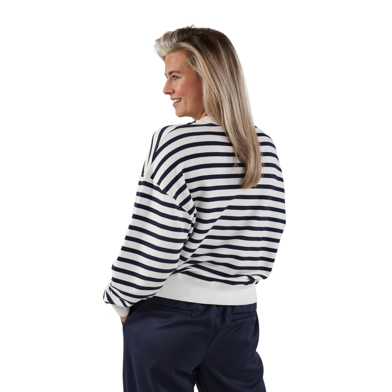 Dames Trui NOA PULLOVER Nukus BLAUW DESSIN