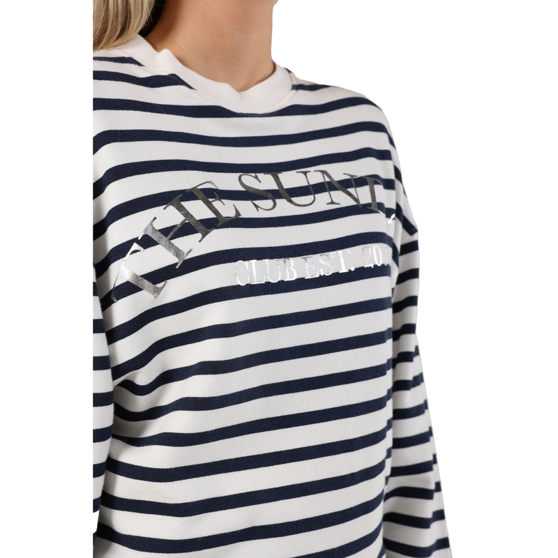 Dames Trui NOA PULLOVER Nukus BLAUW DESSIN