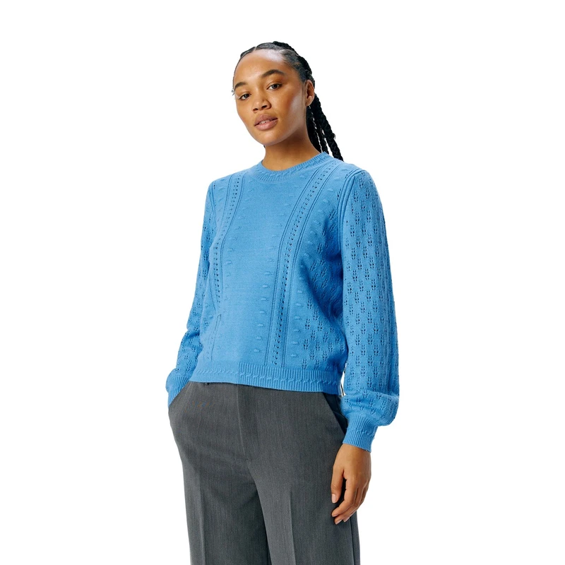 Dames Trui OBJINGE Object BLEU