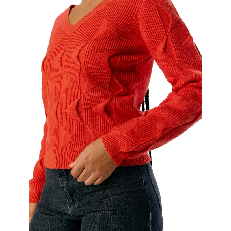 Dames Trui OBJLILU Object ROOD