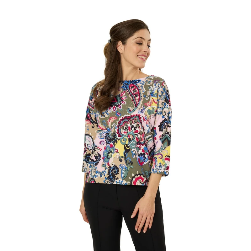 Dames Trui Rosia ottoman printed paisley Gardeur Collectie DIVERSE KLEUREN