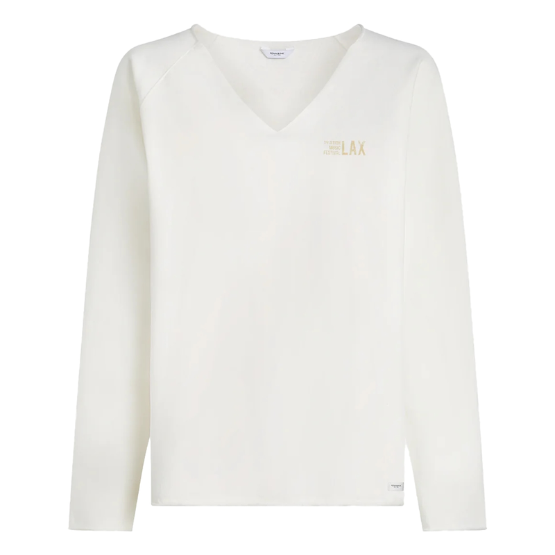 Dames Trui S25F1655LTD Penn&ink OFF-WHITE