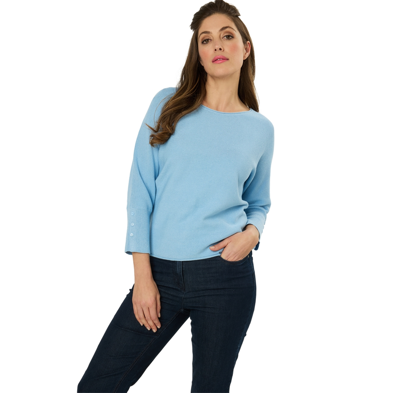 Dames Trui slk20-8742 Les Copines BLEU