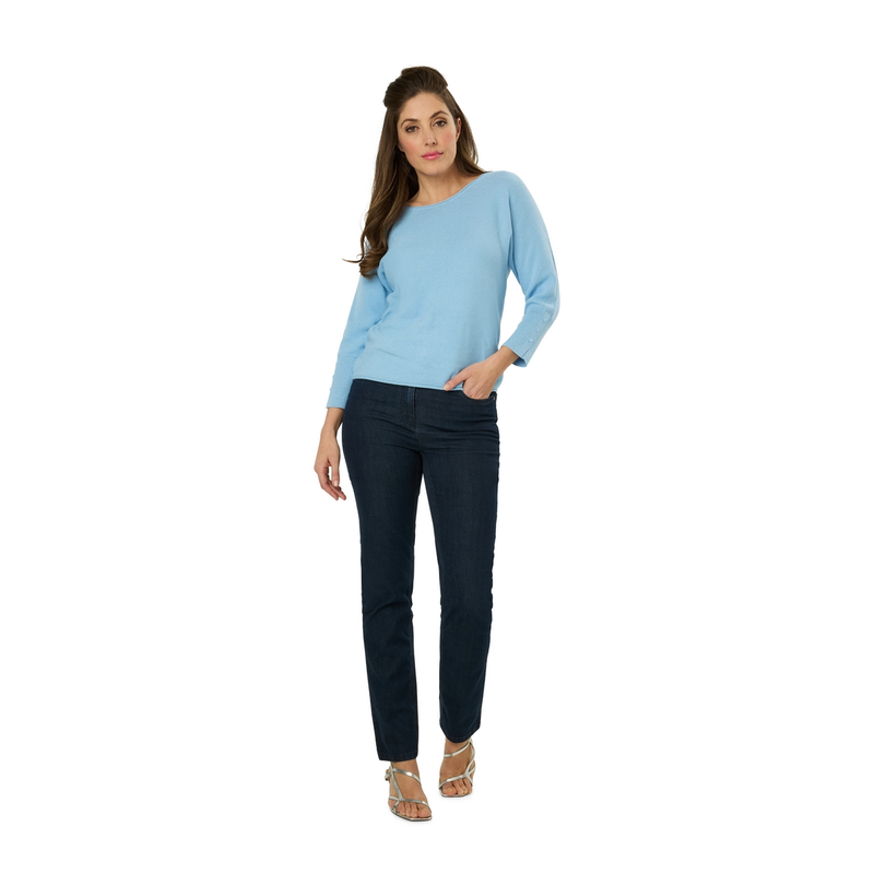 Dames Trui slk20-8742 Les Copines BLEU