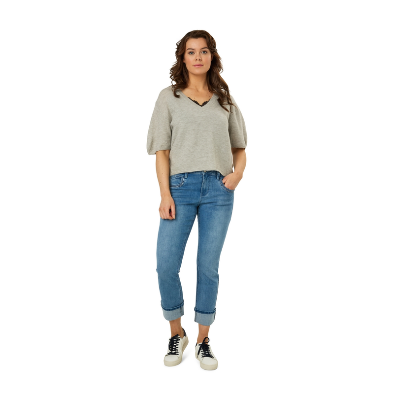 Dames Trui STRS-10 Pull V-hals km