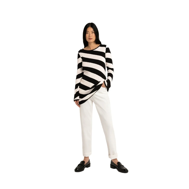 Dames Tuniek CS23-11511 Claudia Strater ZWART