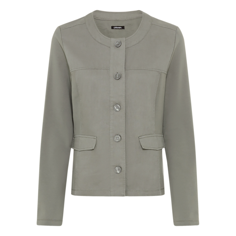 Dames Vest 11201641 Olsen KHAKIGROEN