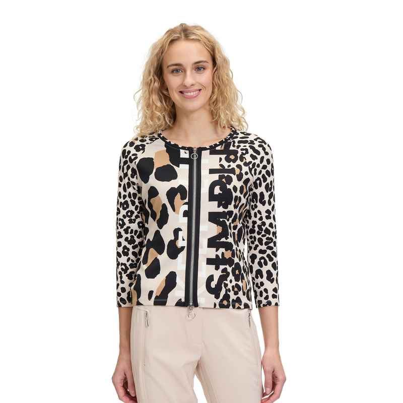 Dames Vest 22758182 Betty-So Cosy BRUIN DESSIN
