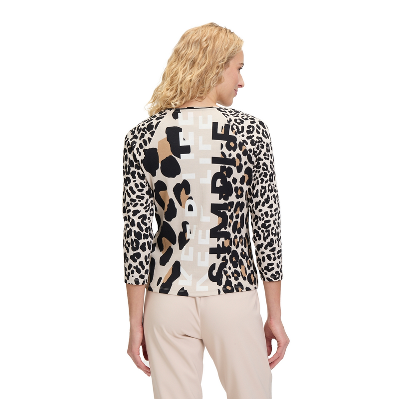 Dames Vest 22758182 Betty-So Cosy BRUIN DESSIN