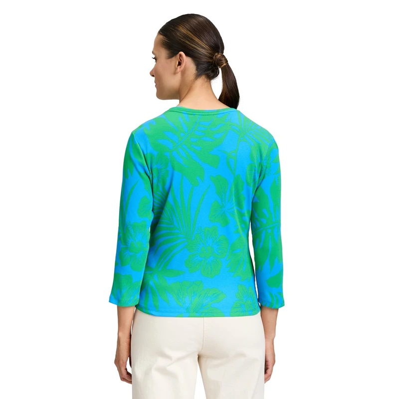 Dames Vest 23018279 Betty-So Cosy GROEN DESSIN