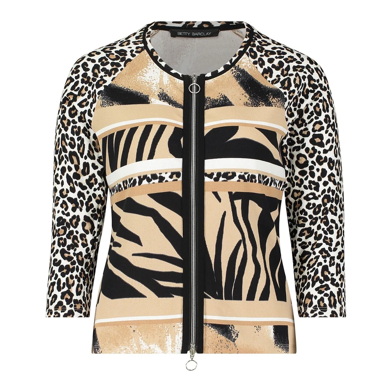 Dames Vest 24362075 Betty Barclay ZWART DESSIN