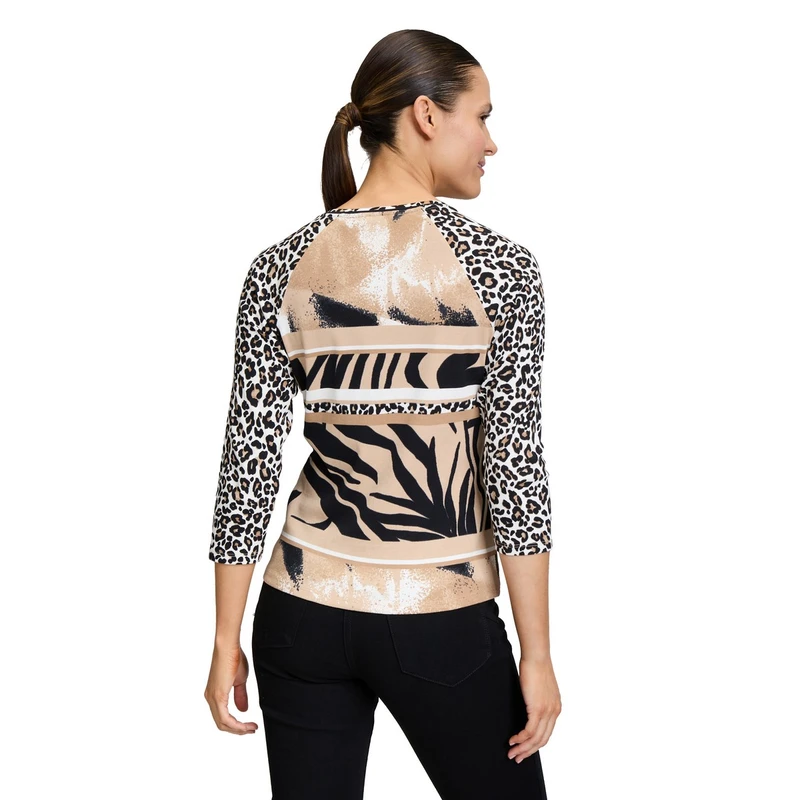 Dames Vest 24362075 Betty Barclay ZWART DESSIN