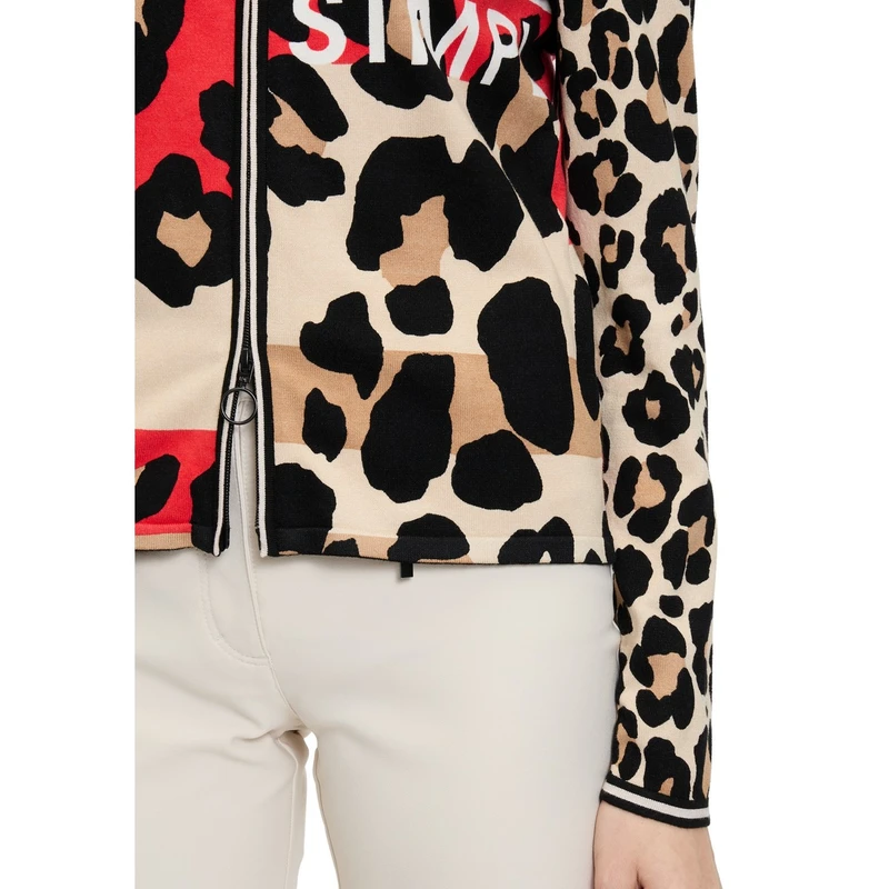 Dames Vest 51728103 Betty-So Cosy ROOD DESSIN