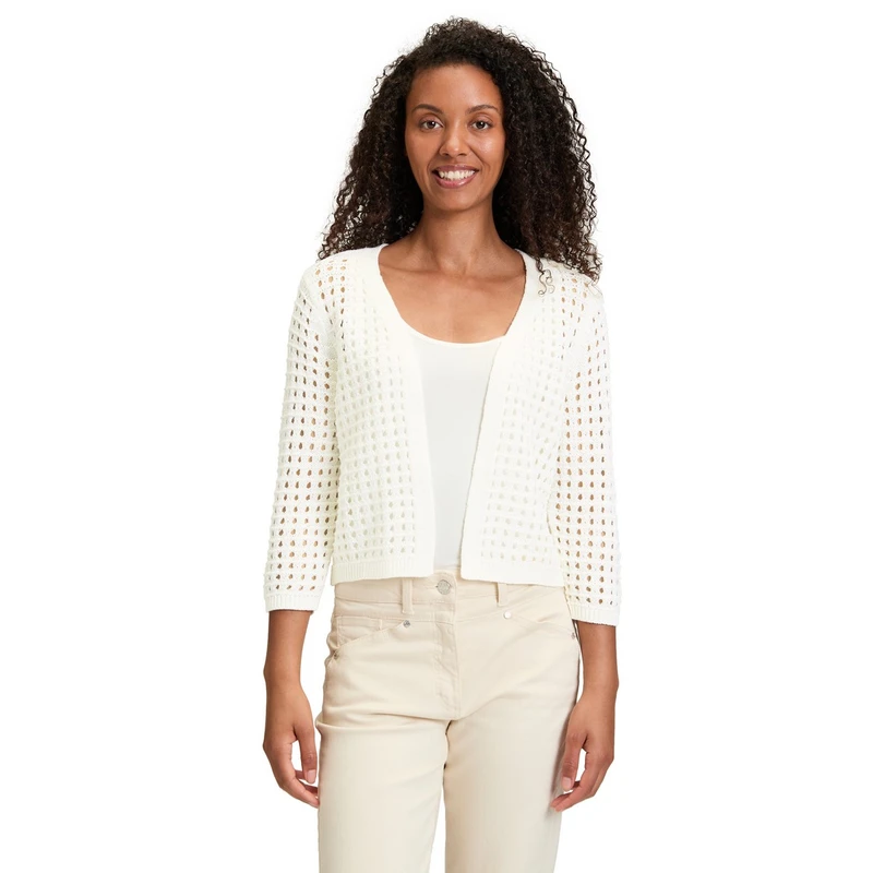Dames Vest 51788125 Betty-So Cosy Wit