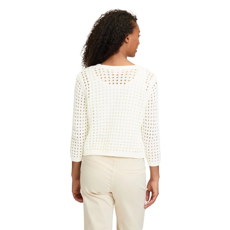 Dames Vest 51788125 Betty-So Cosy Wit