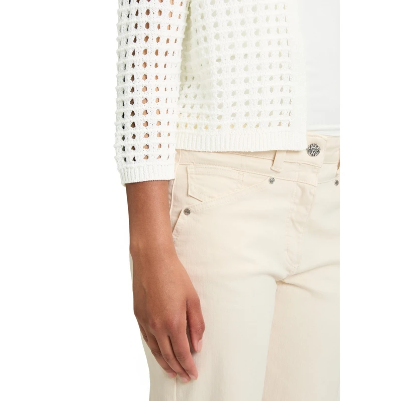Dames Vest 51788125 Betty-So Cosy Wit