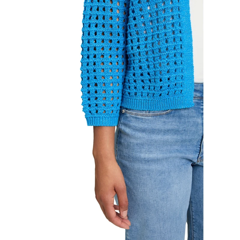 Dames Vest 51788125 Betty-So Cosy MIDDEN BLAUW