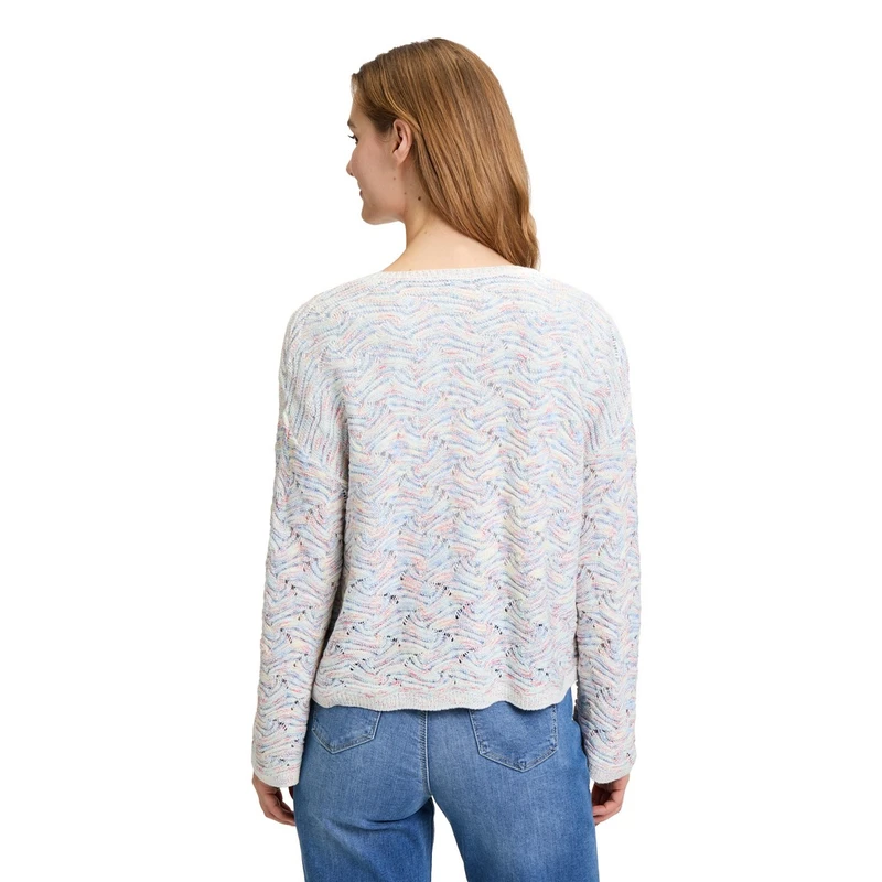 Dames Vest 56617217 Cartoon BLAUW DESSIN