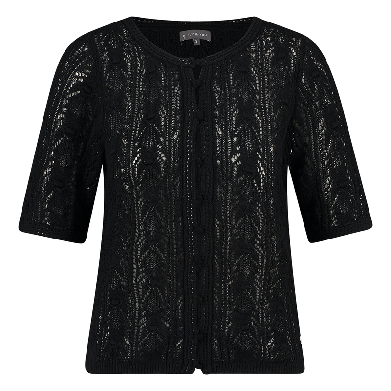 Dames Vest APS-119 Ivy & You ZWART