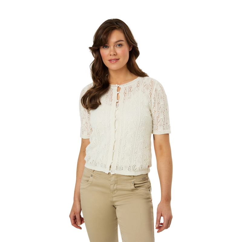 Dames Vest APS-119 Ivy & You OFF-WHITE