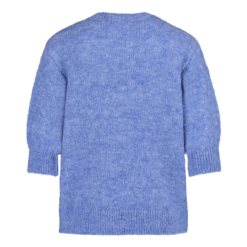 Dames Vest APS-124 km vestje hairy Ivy & You MIDDEN BLAUW