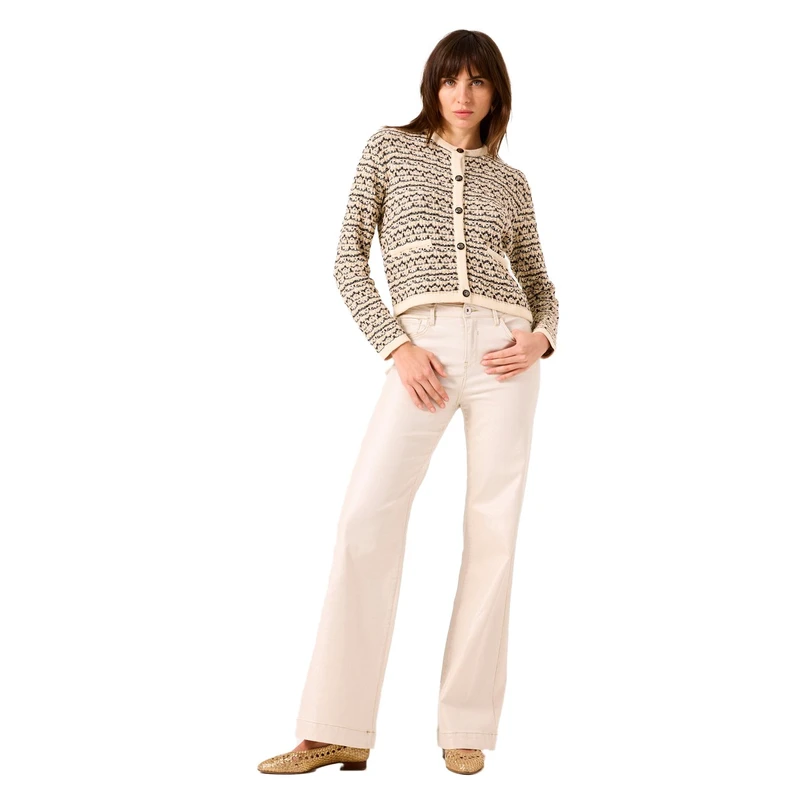 Dames Vest B50050 Garcia Wit