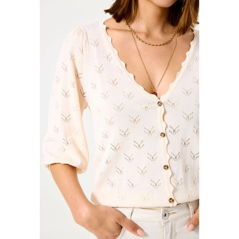 Dames Vest C50250 Garcia Wit