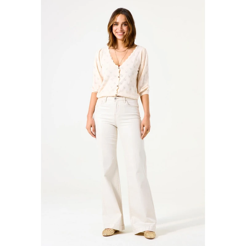 Dames Vest C50250 Garcia Wit