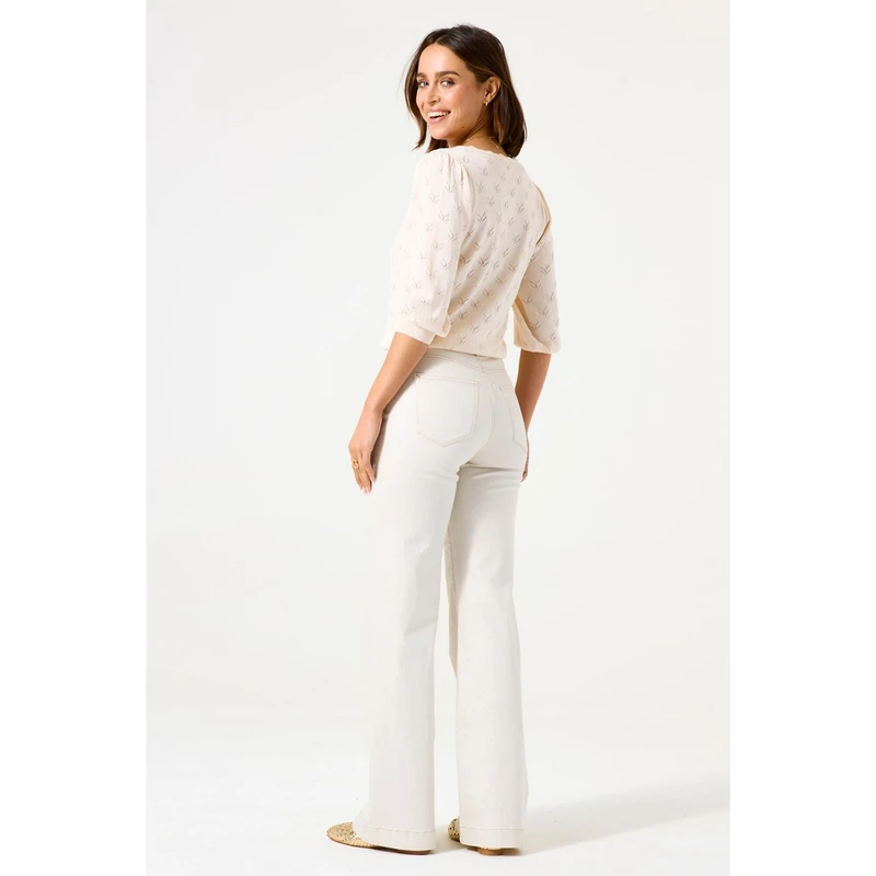 Dames Vest C50250 Garcia Wit