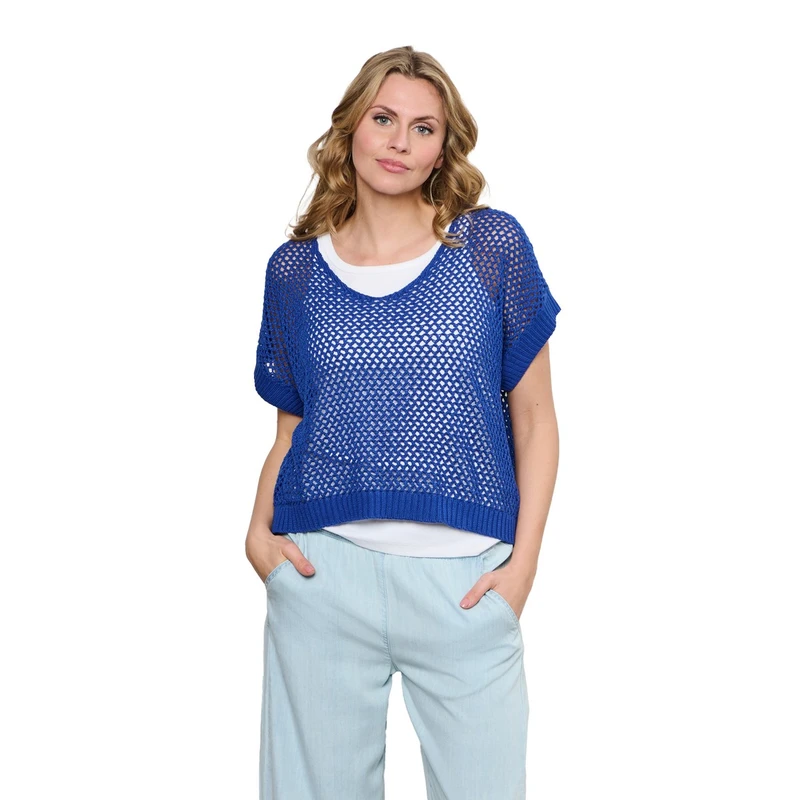 Dames Vest CA119 &CO Woman ROYAL BLUE