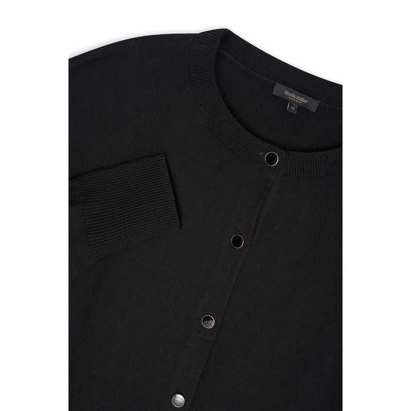 Dames Vest CS12-25032 Claudia Strater ZWART