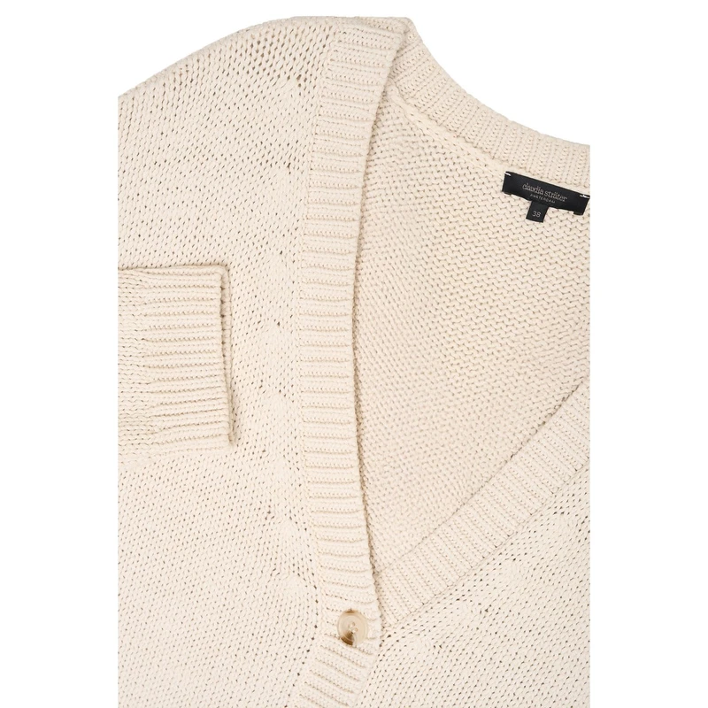 Dames Vest CS12-25073 Claudia Strater ECRU