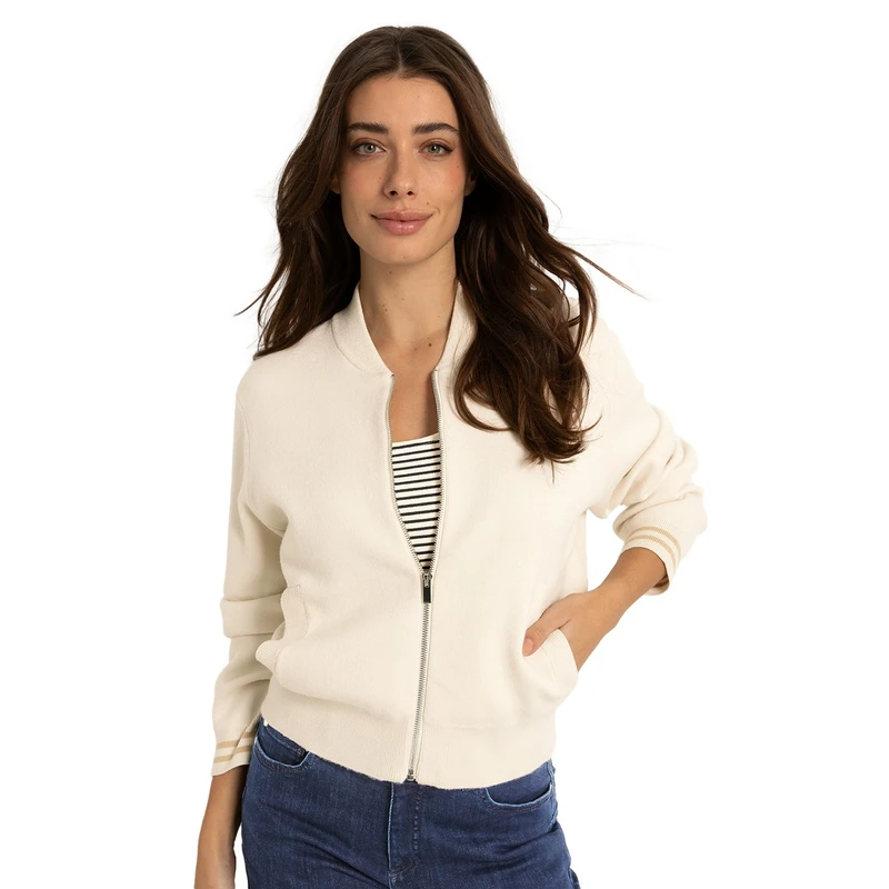Dames Vest CS12-25075 Claudia by Claudia Strater ECRU