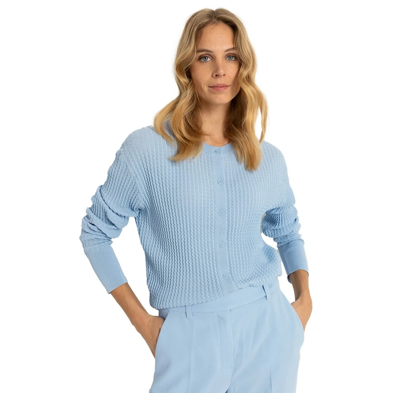Dames Vest CS12-25112 Claudia Strater BLEU