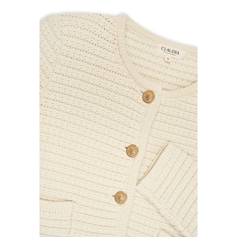 Dames Vest CS12-25389 Claudia by Claudia Strater ECRU