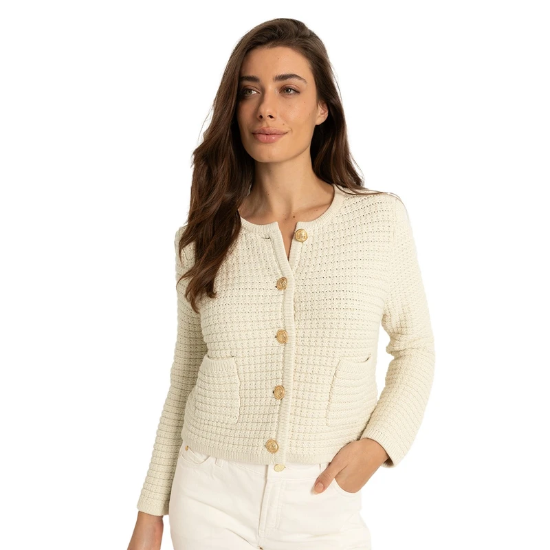 Dames Vest CS12-25389 Claudia by Claudia Strater ECRU