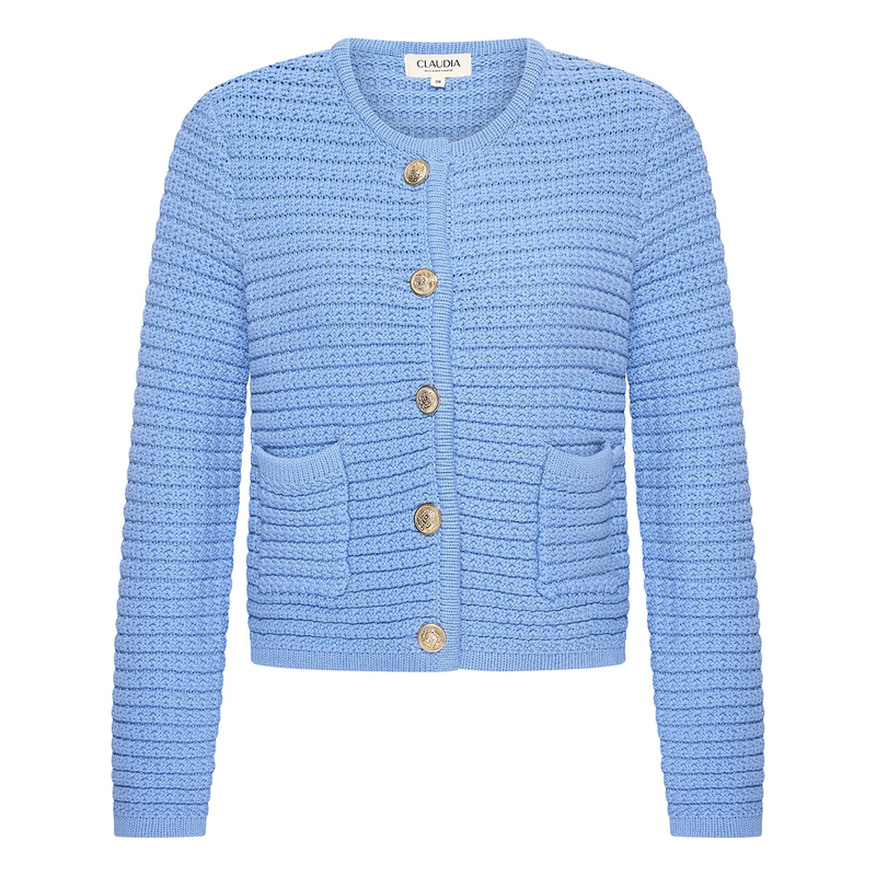 Dames Vest CS12-25389 Claudia by Claudia Strater BLEU
