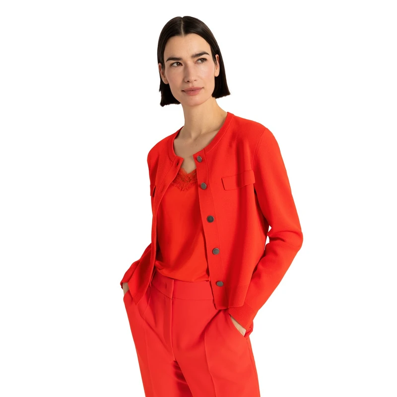 Dames Vest CS24-12503 Claudia Strater ROOD