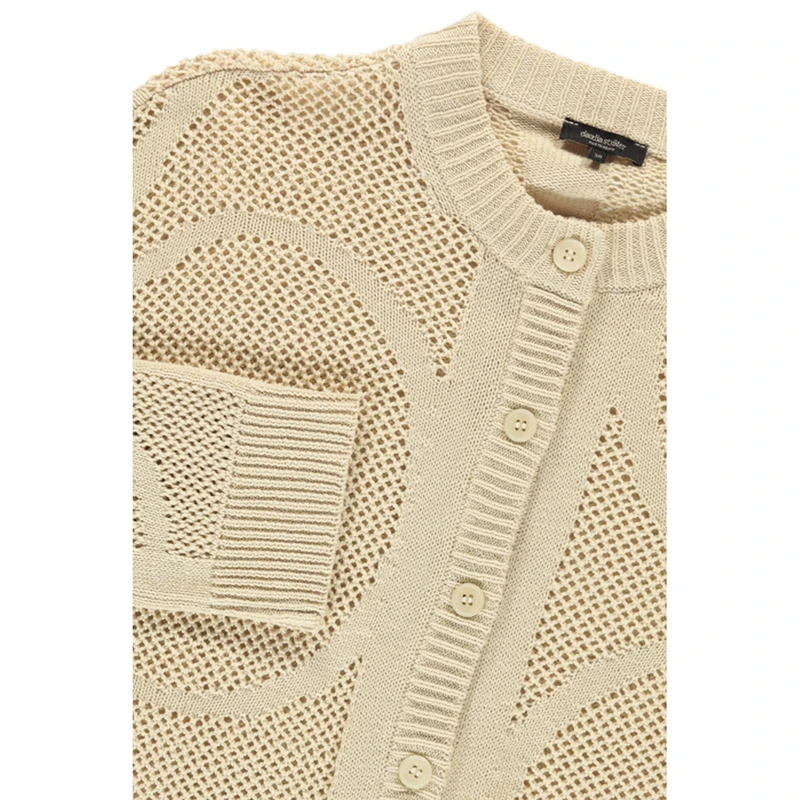 Dames Vest CS24-12505 Claudia Strater ECRU